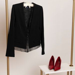 Gap Blazer with Sheer Detailing Sz 8